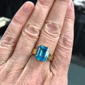 Jewelry - 14k Yellow Gold and Blue Topaz Ring Jewelry - 14k Yellow Gold and Blue Topaz Ring
